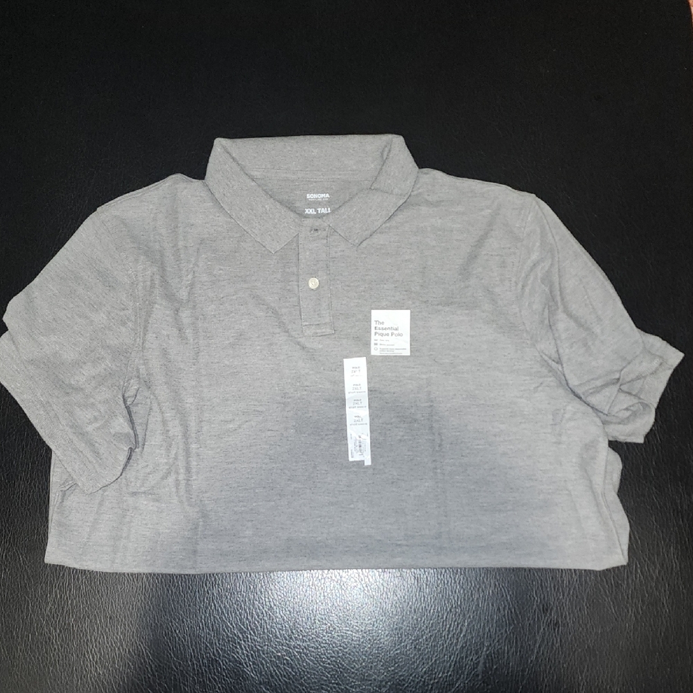 Sonoma Men's Polo Shirt in Gray